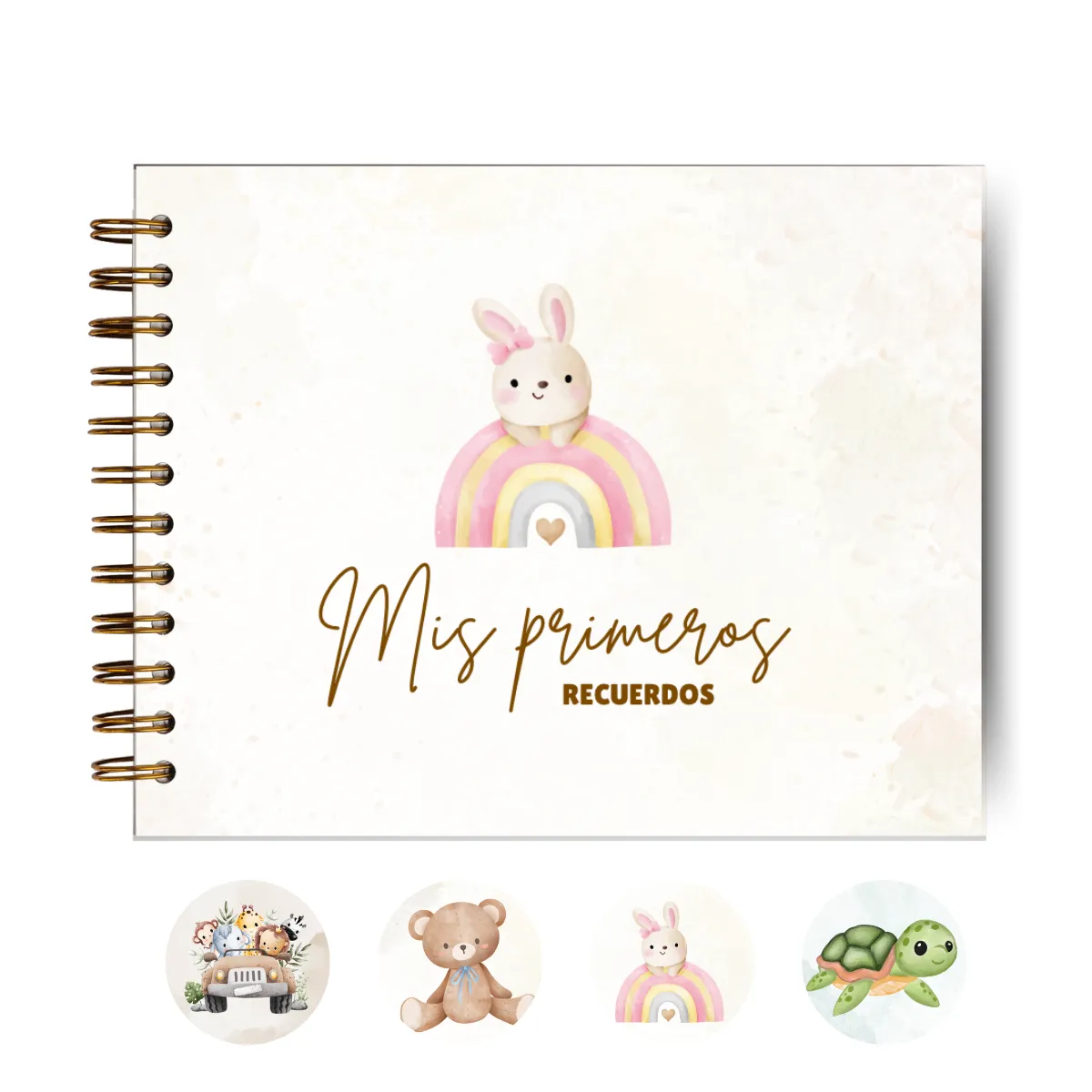 GENERICO - Álbum De Fotos Y Recuerdos Para Bebe - Conejo