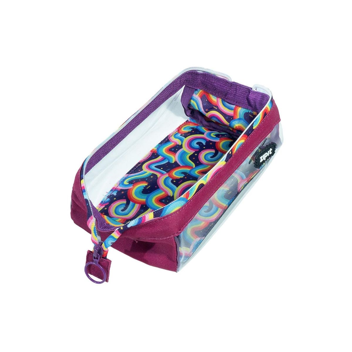 FABER-CASTELL - Estuche Lenny Faber-Castell Fucsia transparente