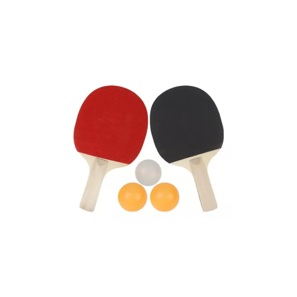 ARTIDIX - Paletas de ping ping pack de 5 SET 2 raquetas+3 pelotas