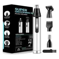 GENERICO - 4 En 1 Recortador De Nariz Eléctrico Usb Recargable Hombres