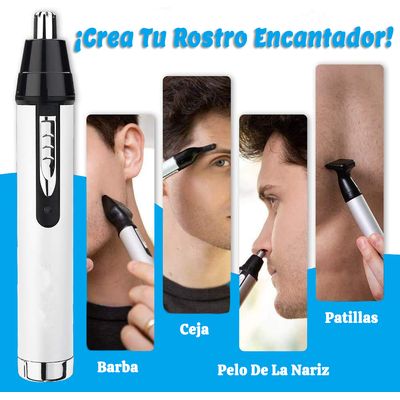 Imagen 2 del producto 4 En 1 Recortador De Nariz Eléctrico Usb Recargable Hombres