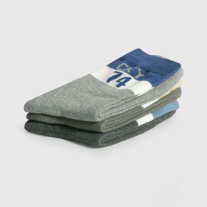 COLLOKY - Calcetín 3/4 Niño Gris 56021 Colloky