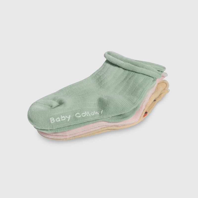 COLLOKY - Calcetín deportivo Bebé niña Verde 56028 Colloky