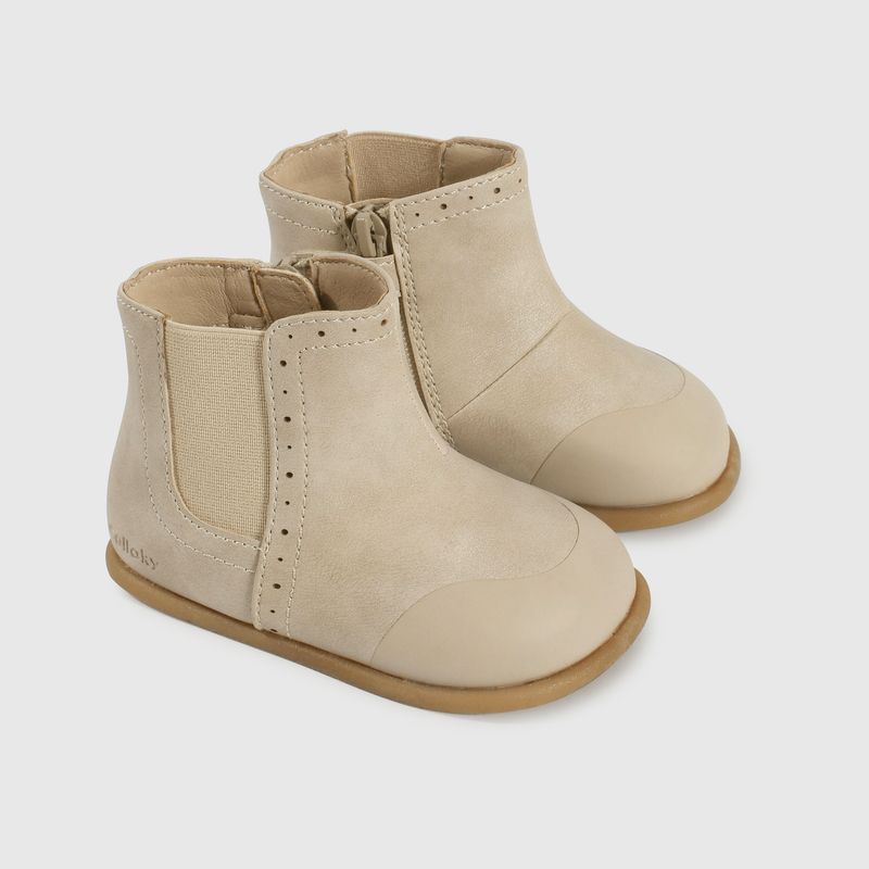 COLLOKY - Bootie Bebé niña Beige 56057 Colloky