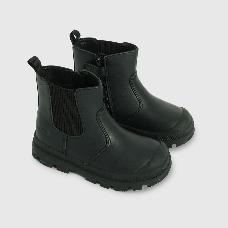 COLLOKY - Bootie Bebé niña Negro 56060 Colloky