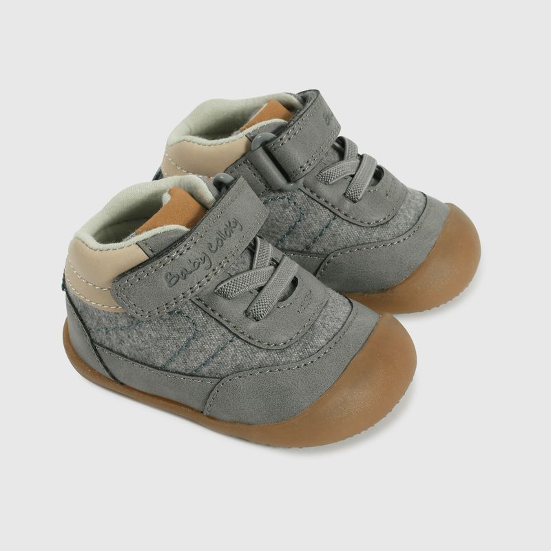 COLLOKY - Botin Bebé niño Gris 56069 Colloky