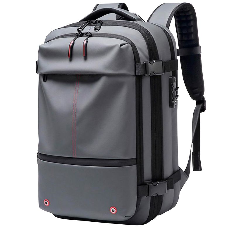 OKAERI - Mochila De Viaje Avion Expandible Impermeable Viral Tik Tok Diseño De La Tela Liso