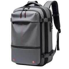 OKAERI - Mochila De Viaje Avion Expandible Impermeable Viral Tik Tok Diseño De La Tela Liso