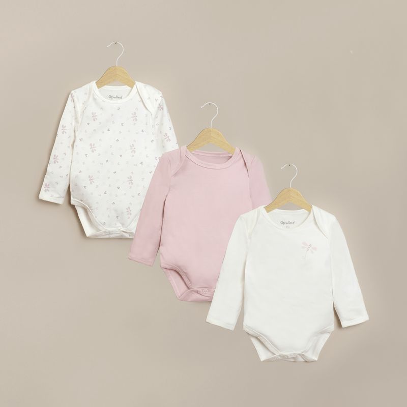 OPALINE - Bodys Bebé niña Morado 40140 Opaline