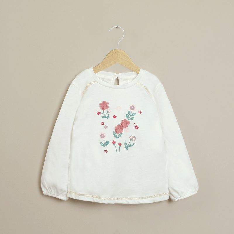 OPALINE - Poleras Bebé niña Blanco 40164 Opaline