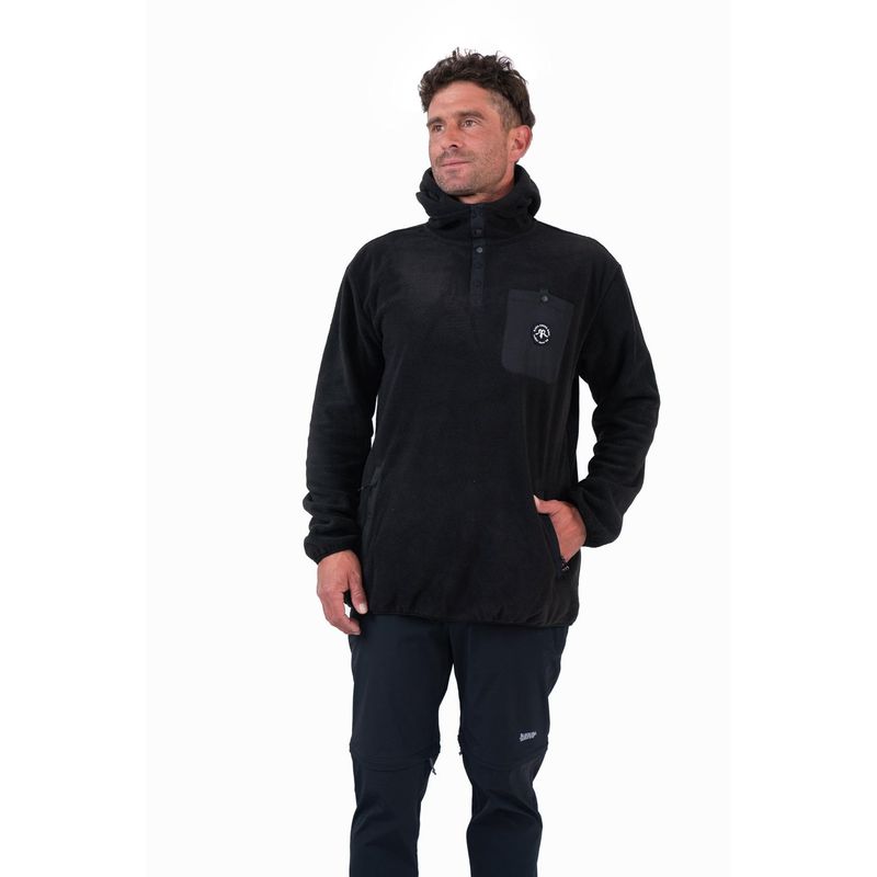 KAYA UNITE - Polar Hombre Half Zip Hood Negro