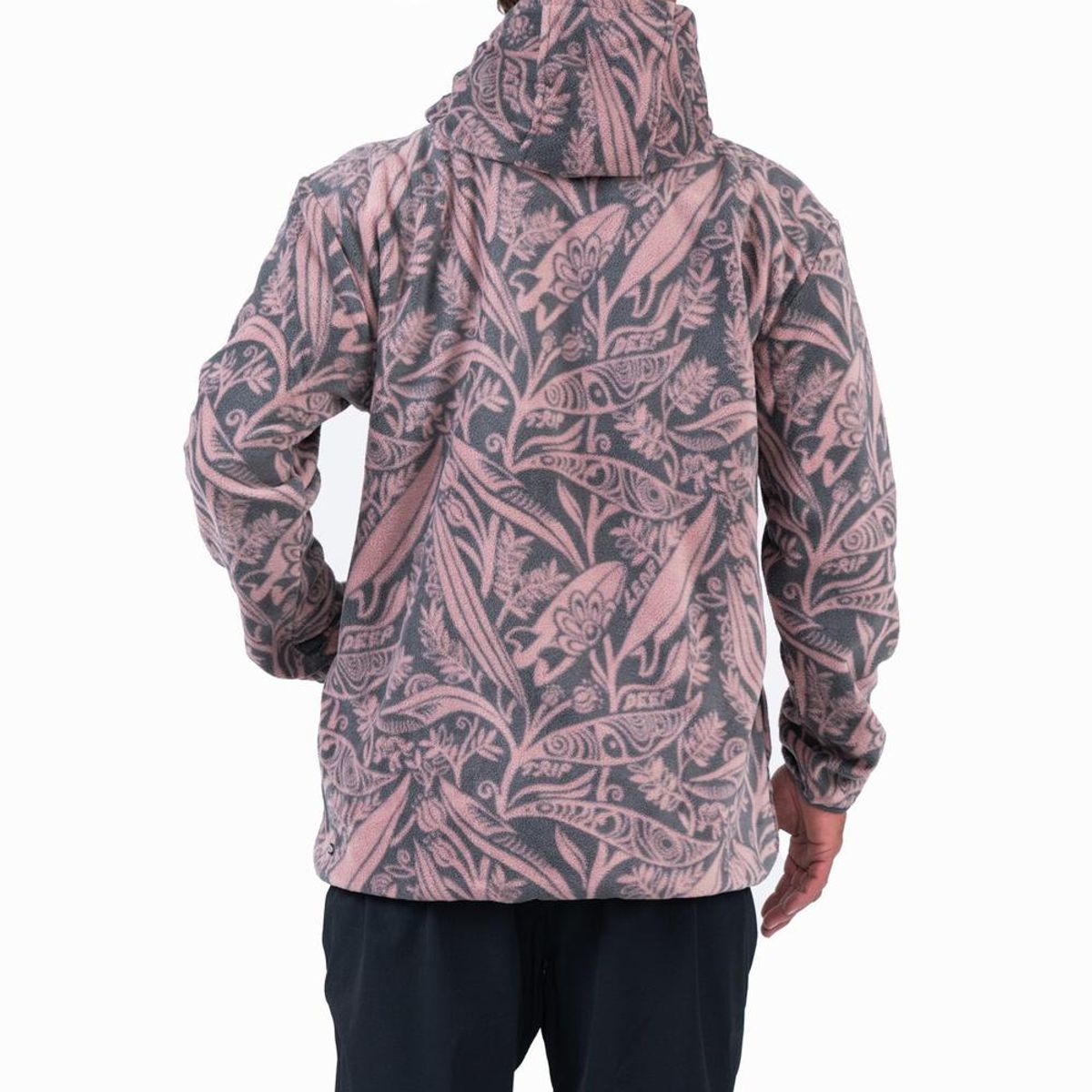 KAYA UNITE - Polar Hombre Half Zip Hood Leaf Marengo