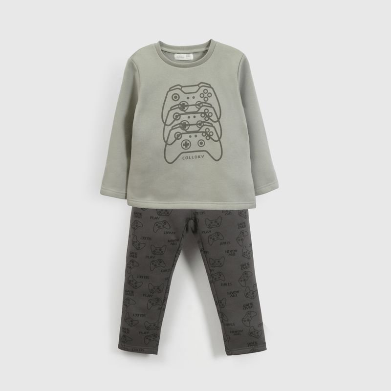 COLLOKY - Pijama Niño Negro 56244 Colloky