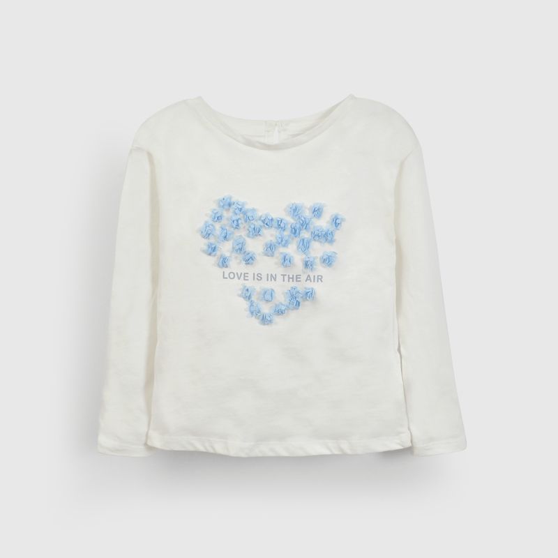 COLLOKY - Polera Bebé niña Blanco 56374 Colloky