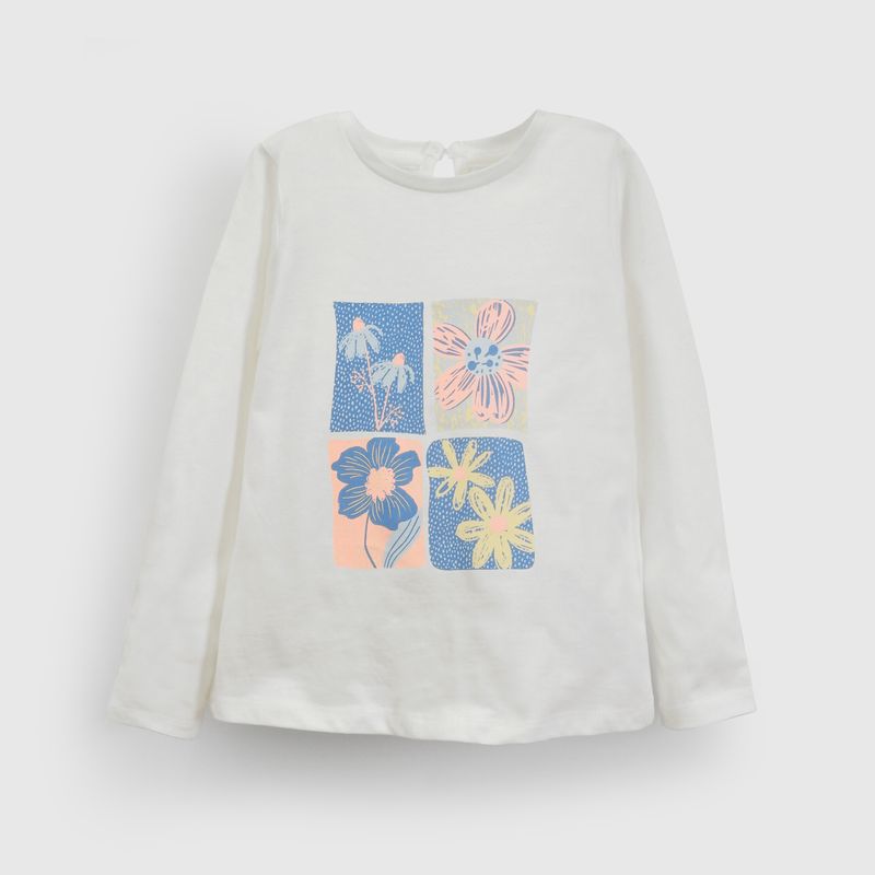 COLLOKY - Polera Bebé niña Blanco 56403 Colloky