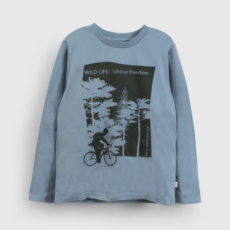 COLLOKY - Polera Niño Celeste 56412 Colloky
