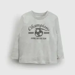 COLLOKY - Polera Niño Gris 56413