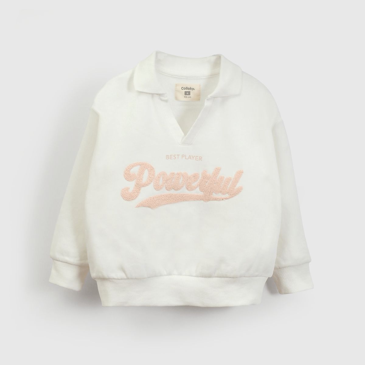 COLLOKY - Polerón Niña Blanco 56419 Colloky