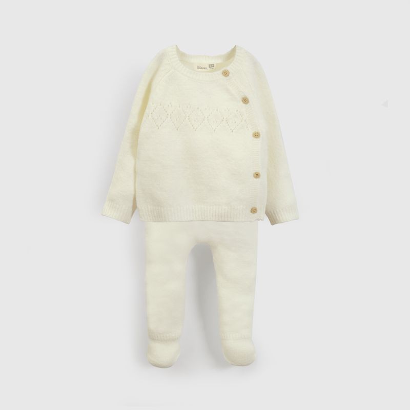 COLLOKY - Conjunto Unisex bebé Blanco 56292 Colloky