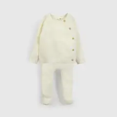 COLLOKY - Conjunto Unisex bebé Blanco 56292
