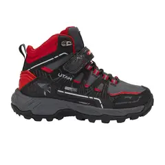 JOMA - Botín Outdoor Kids Utah Jr Negro Rojo
