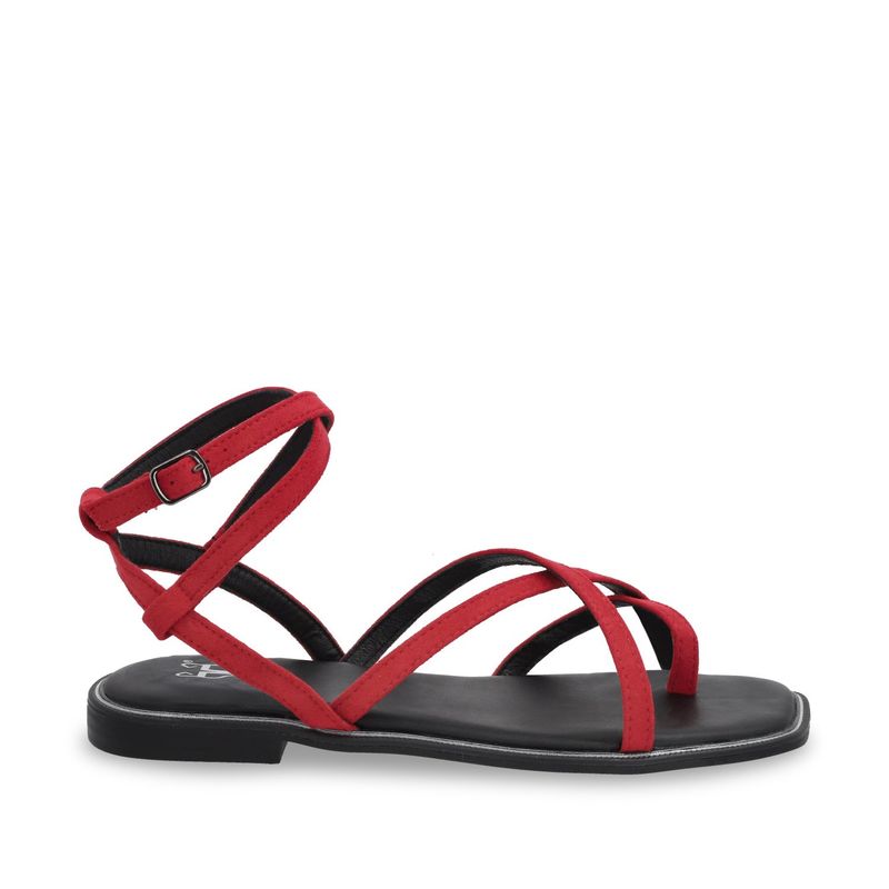 GOTTA - Sandalia Mujer Plano Rojo 55221 Gotta