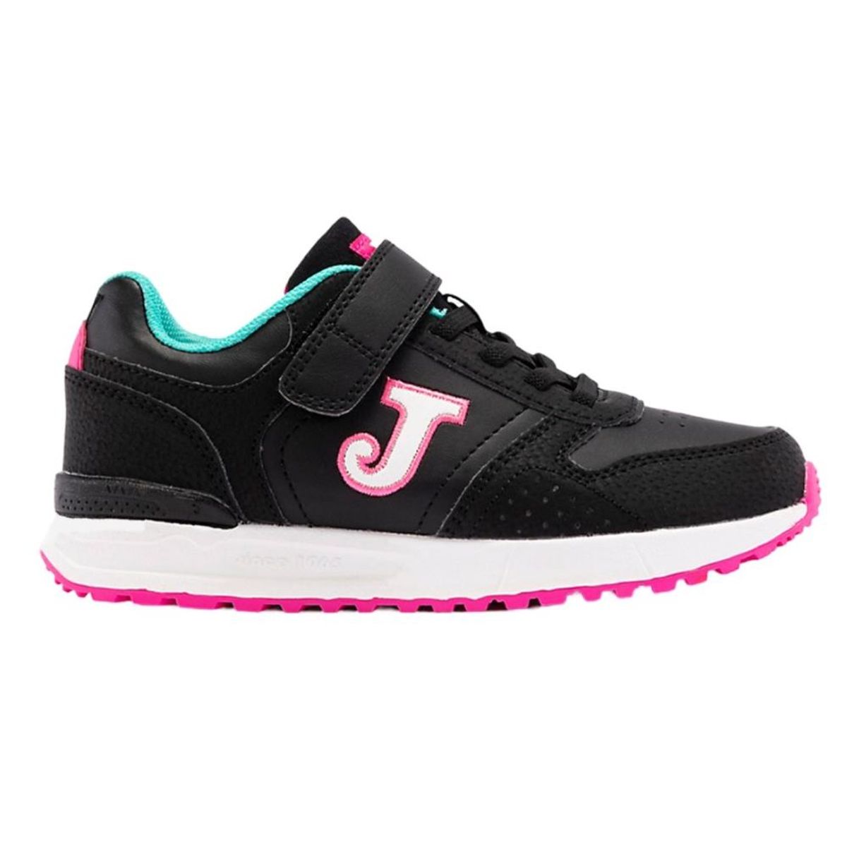 JOMA - Zapatilla Kids Tornado Negro Fucsia Joma