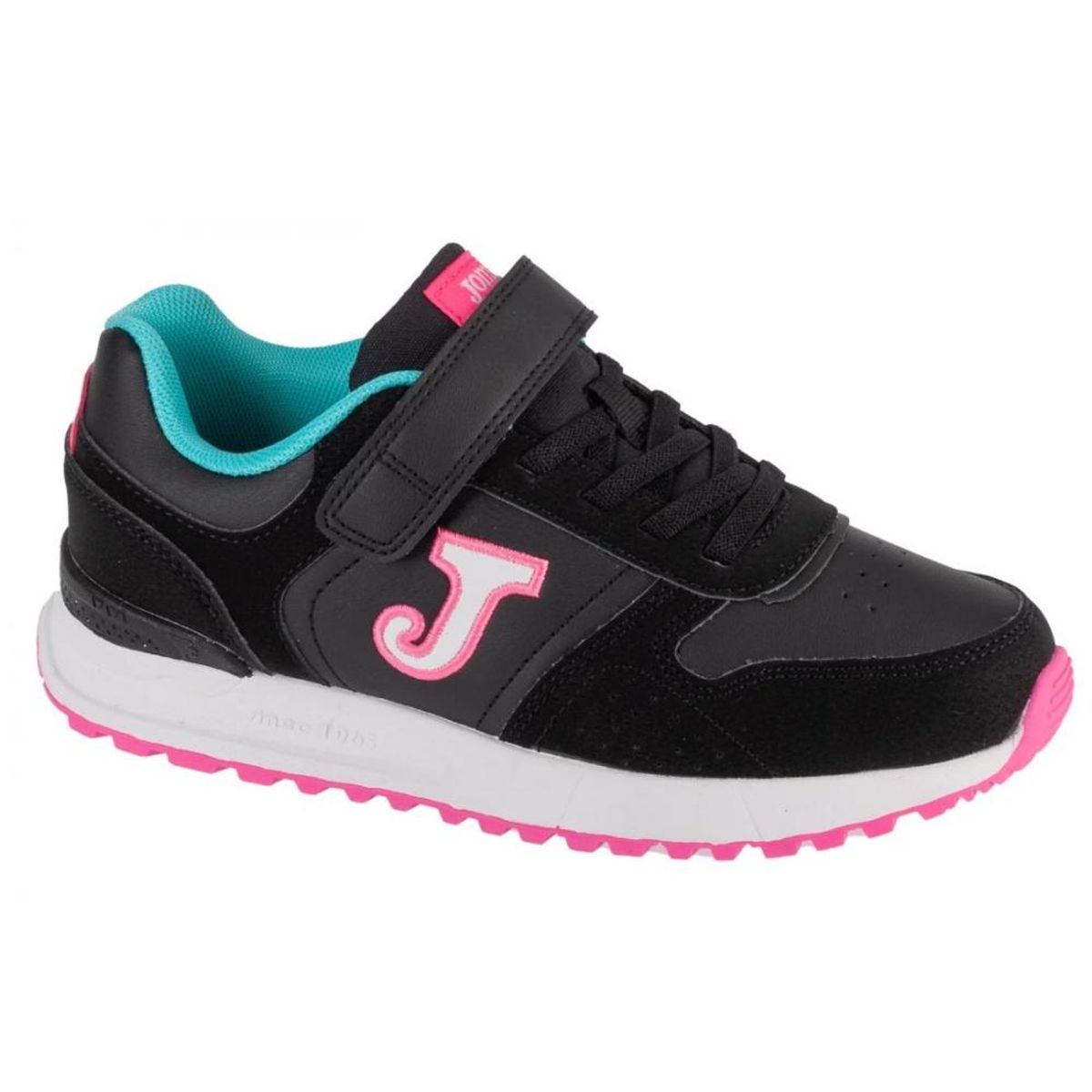JOMA - Zapatilla Kids Tornado Negro Fucsia Joma