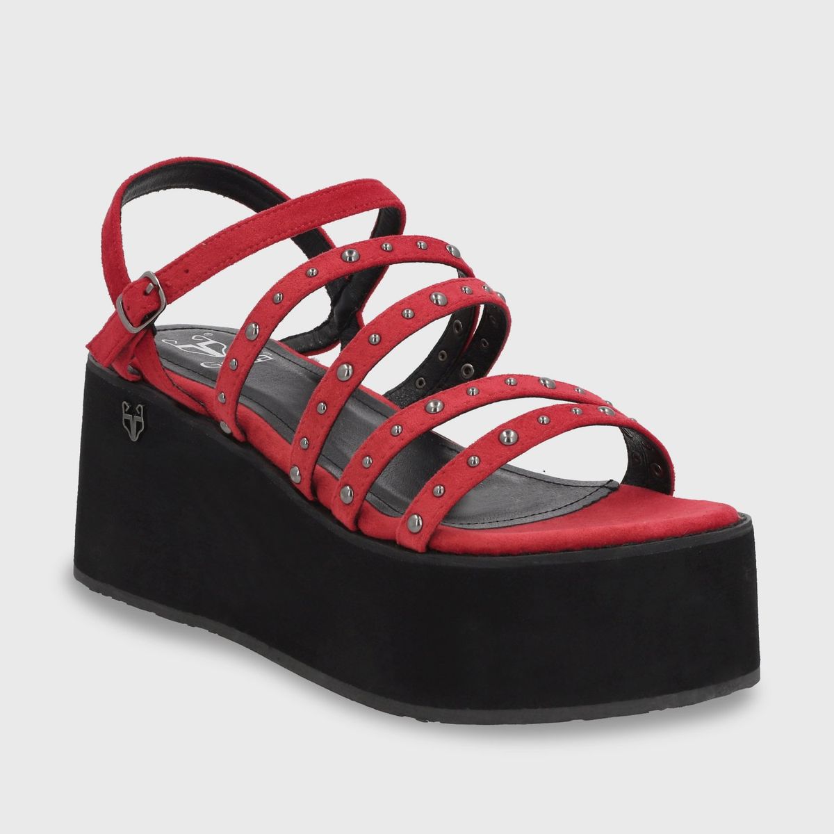 GOTTA - Sandalia Mujer Plataforma Rojo 15629 Gotta