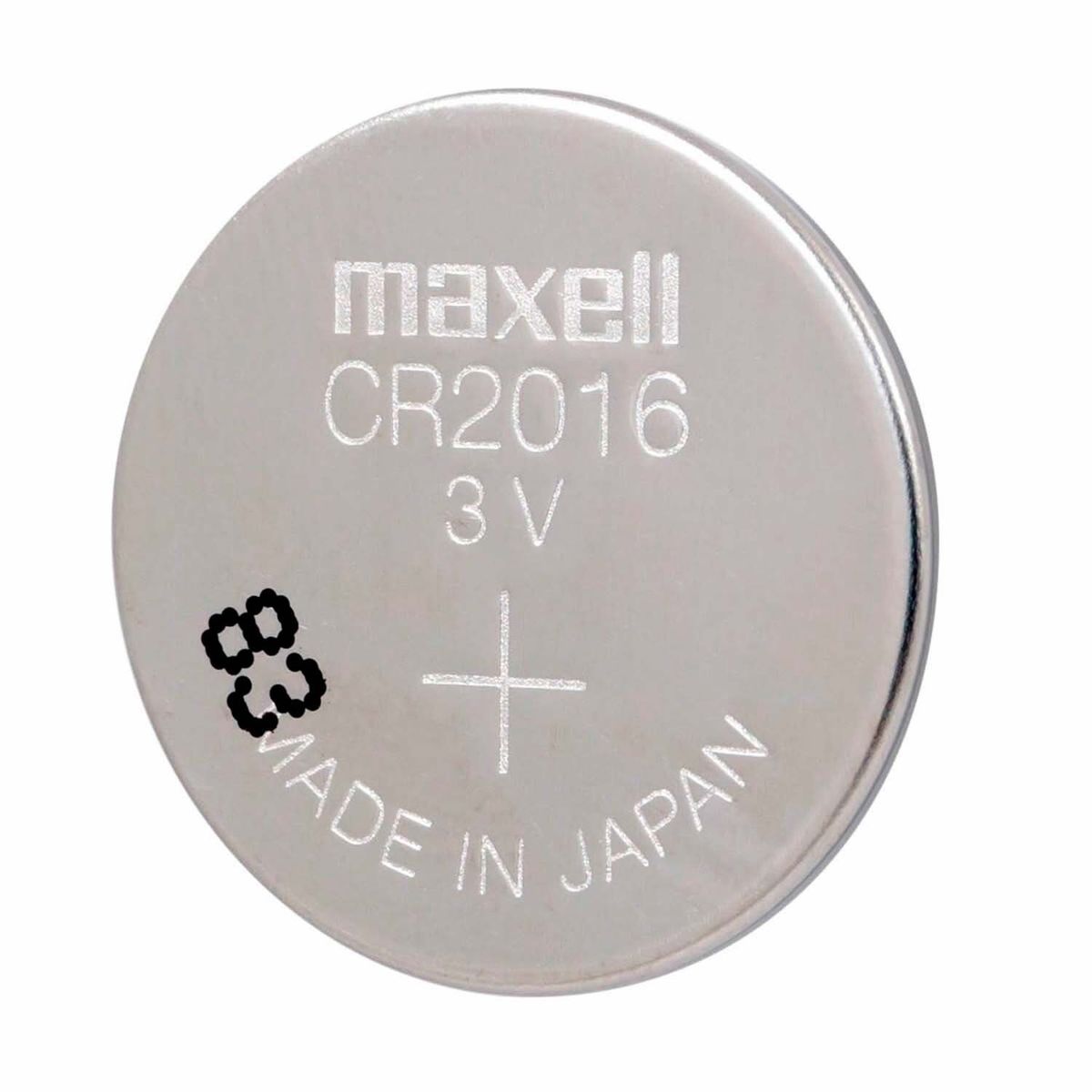 MAXELL - Pack 5 Pilas Cr 2016 Maxell Lithium