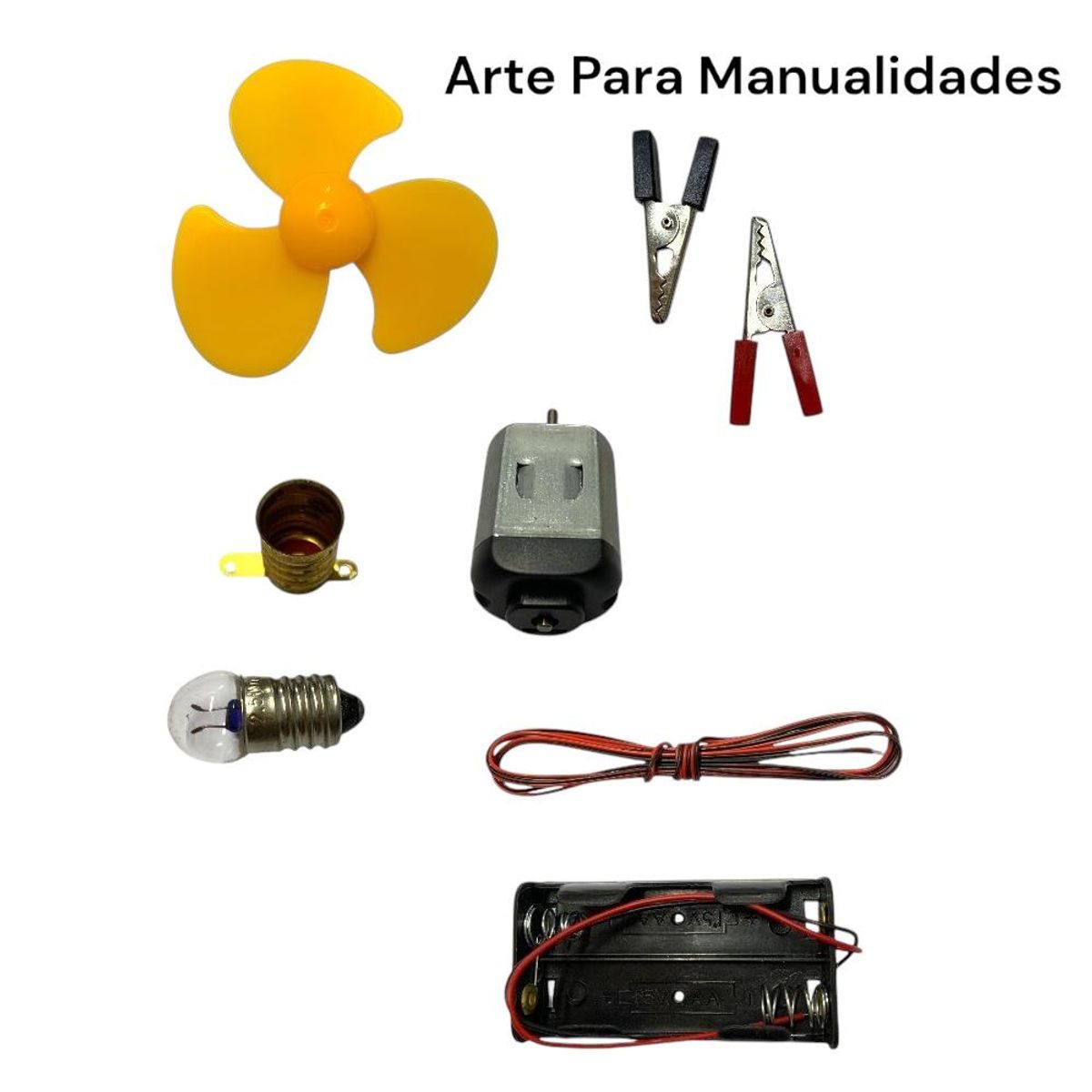 GENERICO - Circuito Electrico Escolar 9 Pcs Manualidades Aprendizaje
