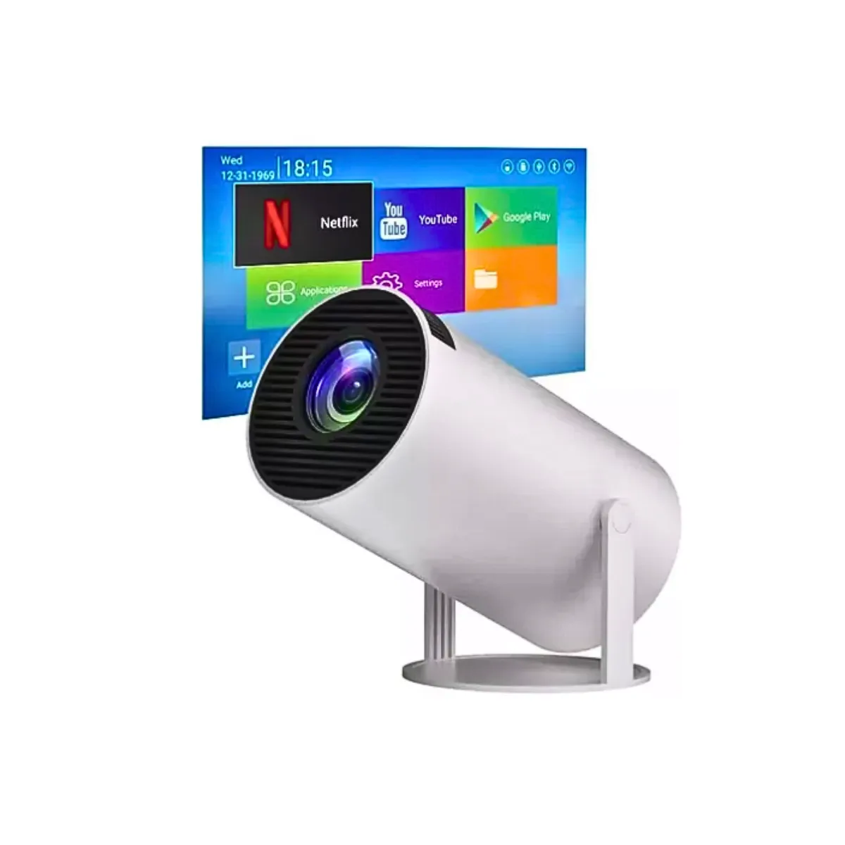 GENERICO - Proyector Mini Hy300 Profesional 4k Hd Wifi Smarttv Portátil