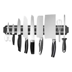 GENERICO - Pack 3 Imán Barra Magnética Cocina Porta Cuchillos 33 Cm