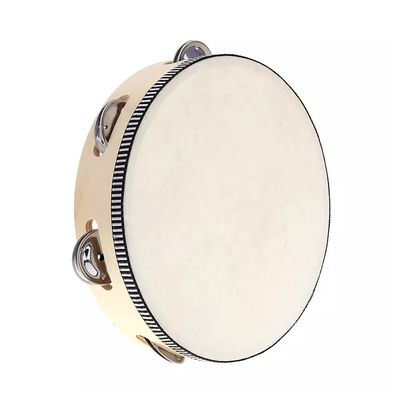 Imagen 2 del producto Pandero Madera Con Parche 8” Sonajas Metal