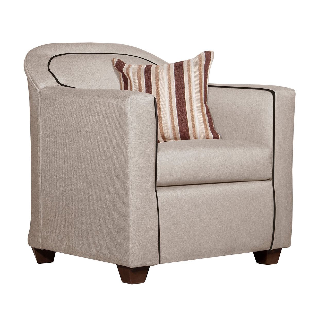 RUZAM MOBEL - JUEGO DE LIVING 2-1-1 ZAFIRO BEIGE