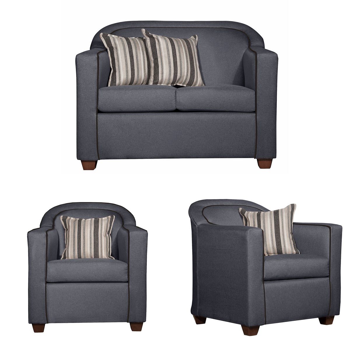 RUZAM MOBEL - LIVING 2-1-1 ZAFIRO MARENGO