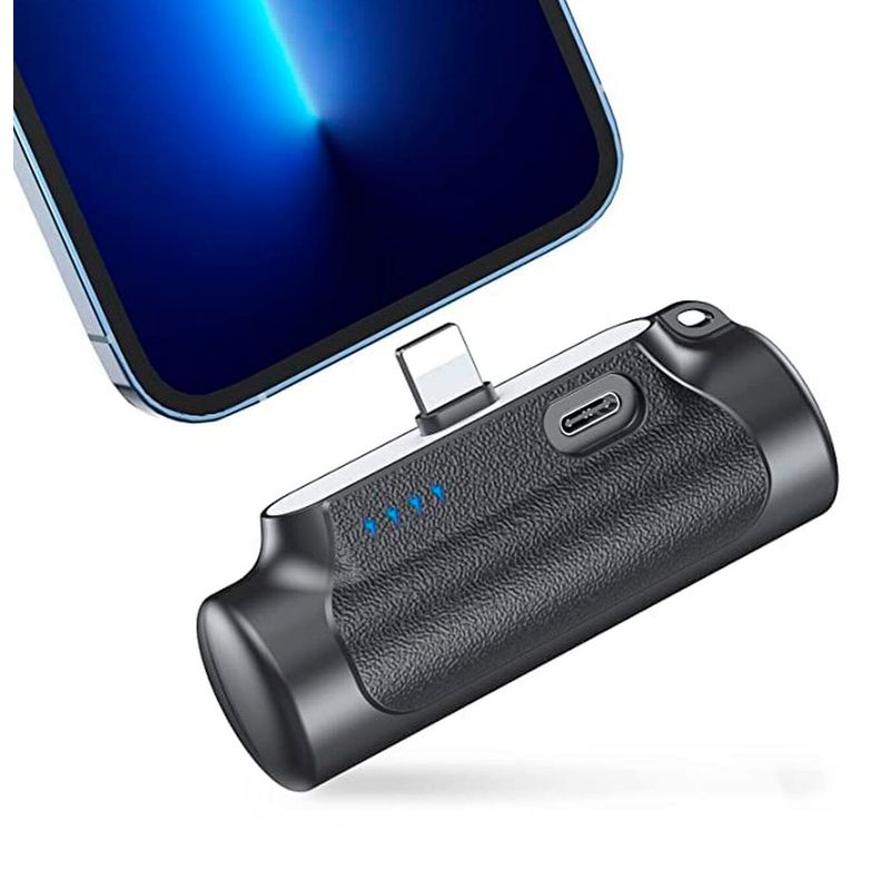 GENERICO - Batería Externa Power Bank Lightningios 5000mah Negro