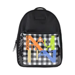 NAUTICA - Mochila Libra negra con bolsito extraíble