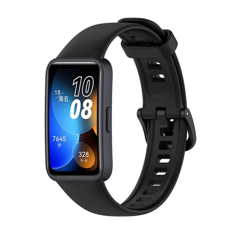 GENERICO - Correa de silicona para Huawei Band 9 Band 8  / Negro