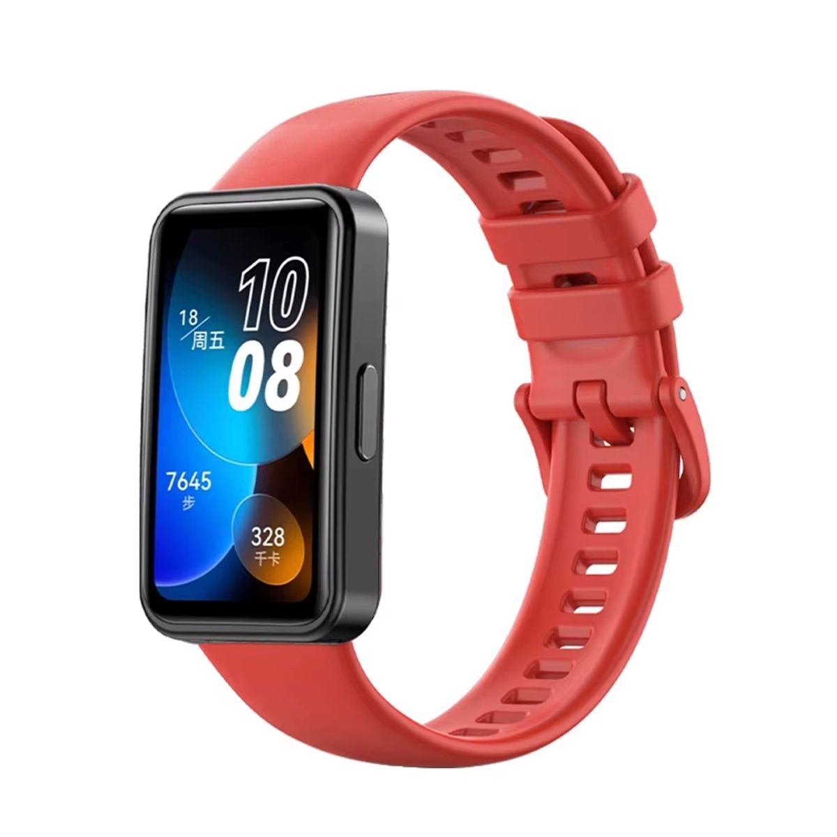 GENERICO - Correa de silicona para Huawei Band 9 Band 8  / Rojo