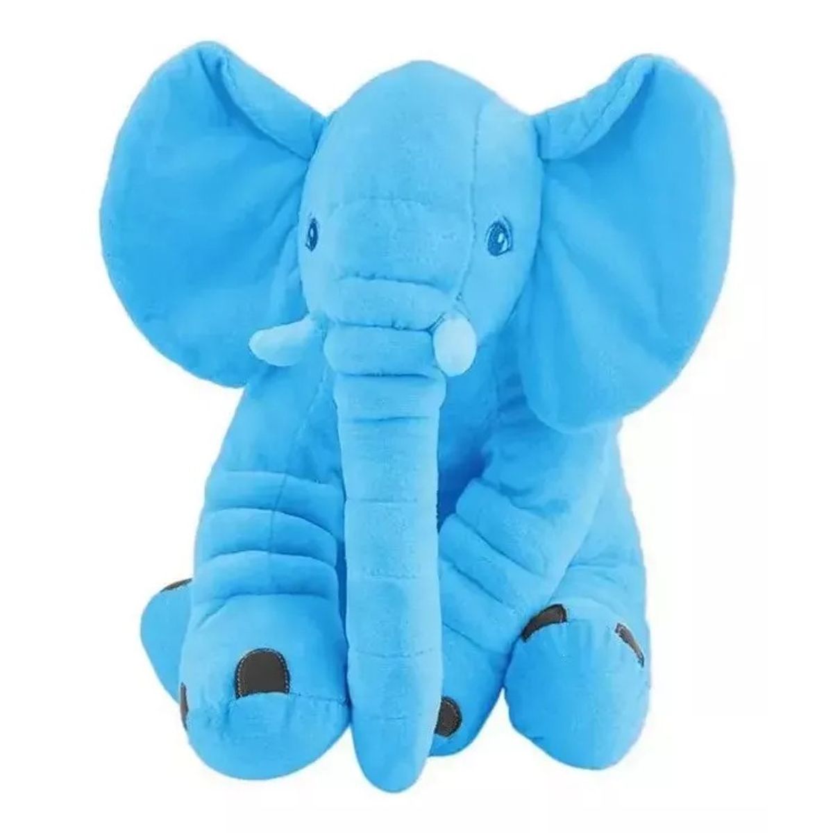 GENERICO - Peluche Gigante Elefante Azul Almohada Bebe Suave