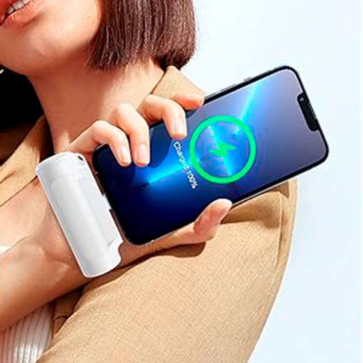 GENERICO - Batería Externa Power Bank Usb-c 5000mah Blanco