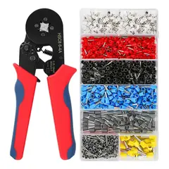 GENERICO - Crimpadora De Terminales Para Cables Kit 1900pzs 025-10mm²