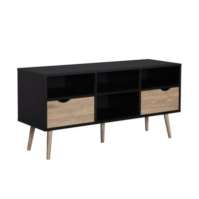Imagen 2 del producto Rack de TV Top Living Bolonia Black con Cajones Nórdico