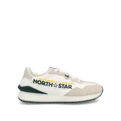 NORTH STAR - Zapatilla Hombre Retronova Blanco-Verde