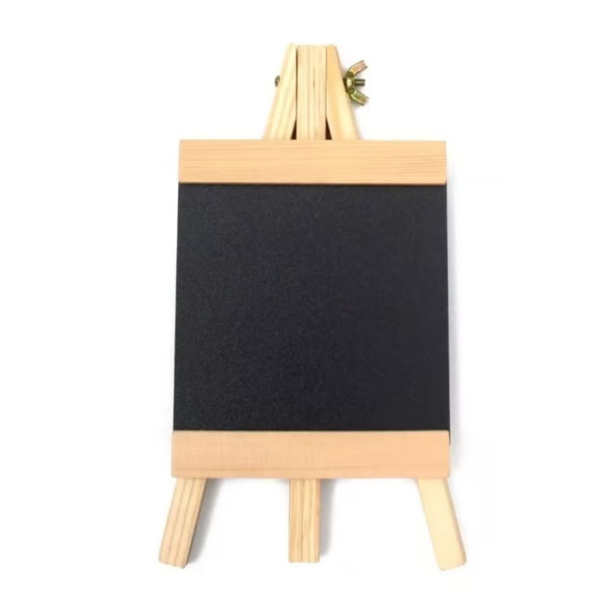 GENERICO - Pizarra Caballete Madera Ajustable Decorativa 16x28cm
