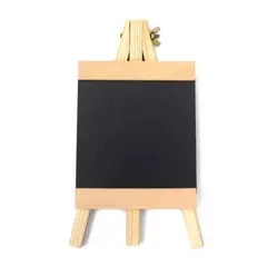 GENERICO - Pizarra Caballete Madera Ajustable Decorativa 16x28cm