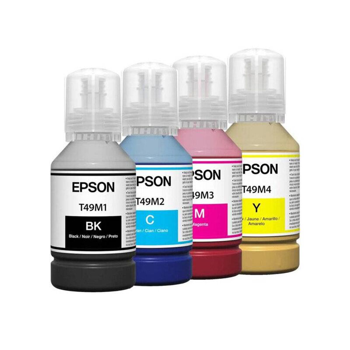 GENERICO - PACK 4 COLORES BOTELLA TINTA EPSON T49 COMPATIBLE F170 Y F570