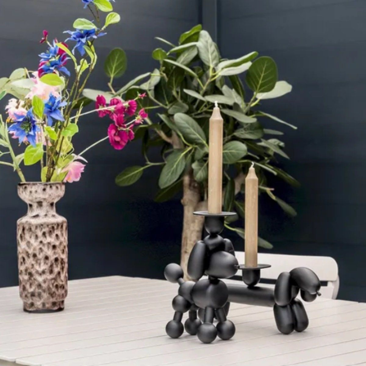 FATBOY - Candelabro Fatboy Can-Dog - Negro