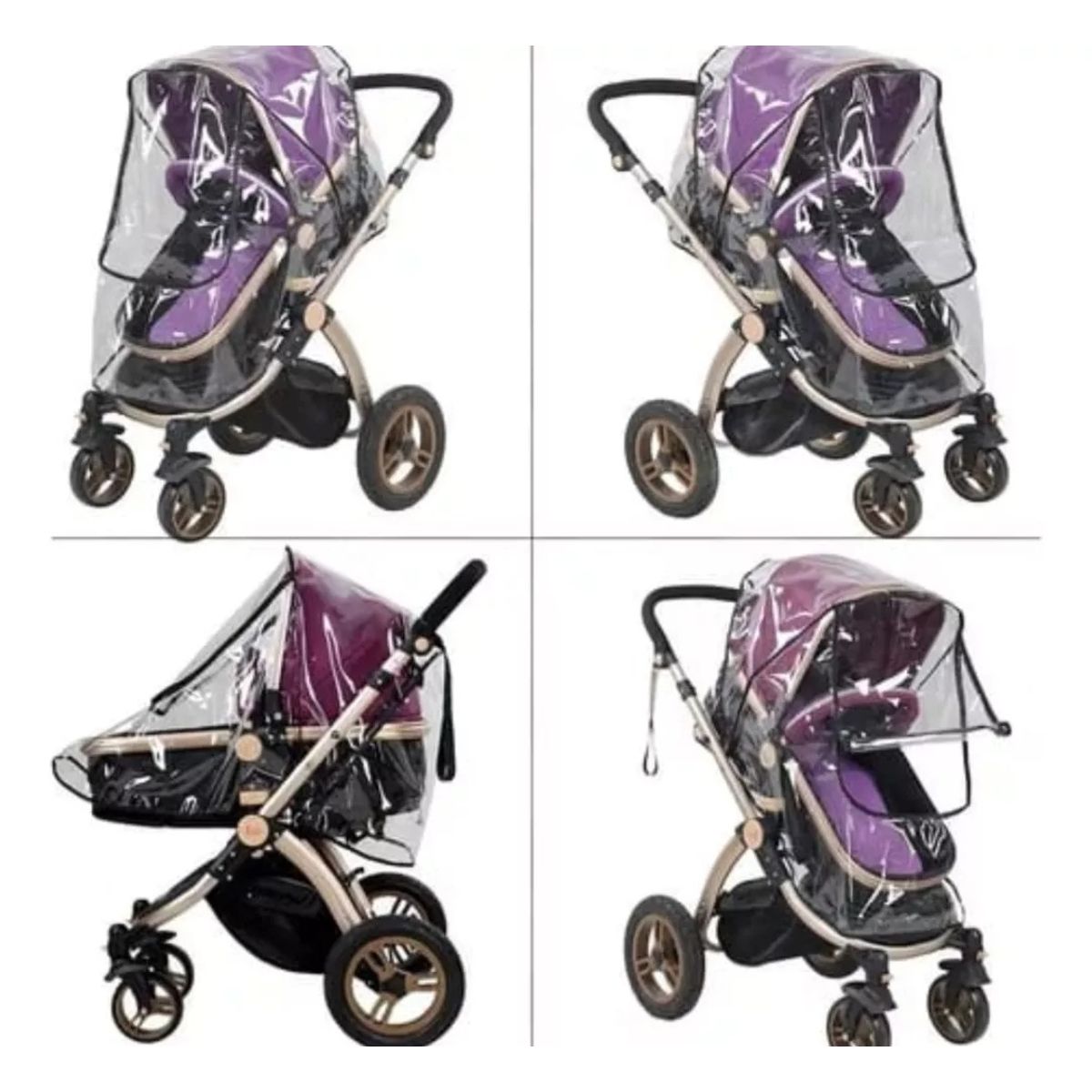 GENERICO - Cubierta Protectora Carriola Impermeable Bebé Con Apertura